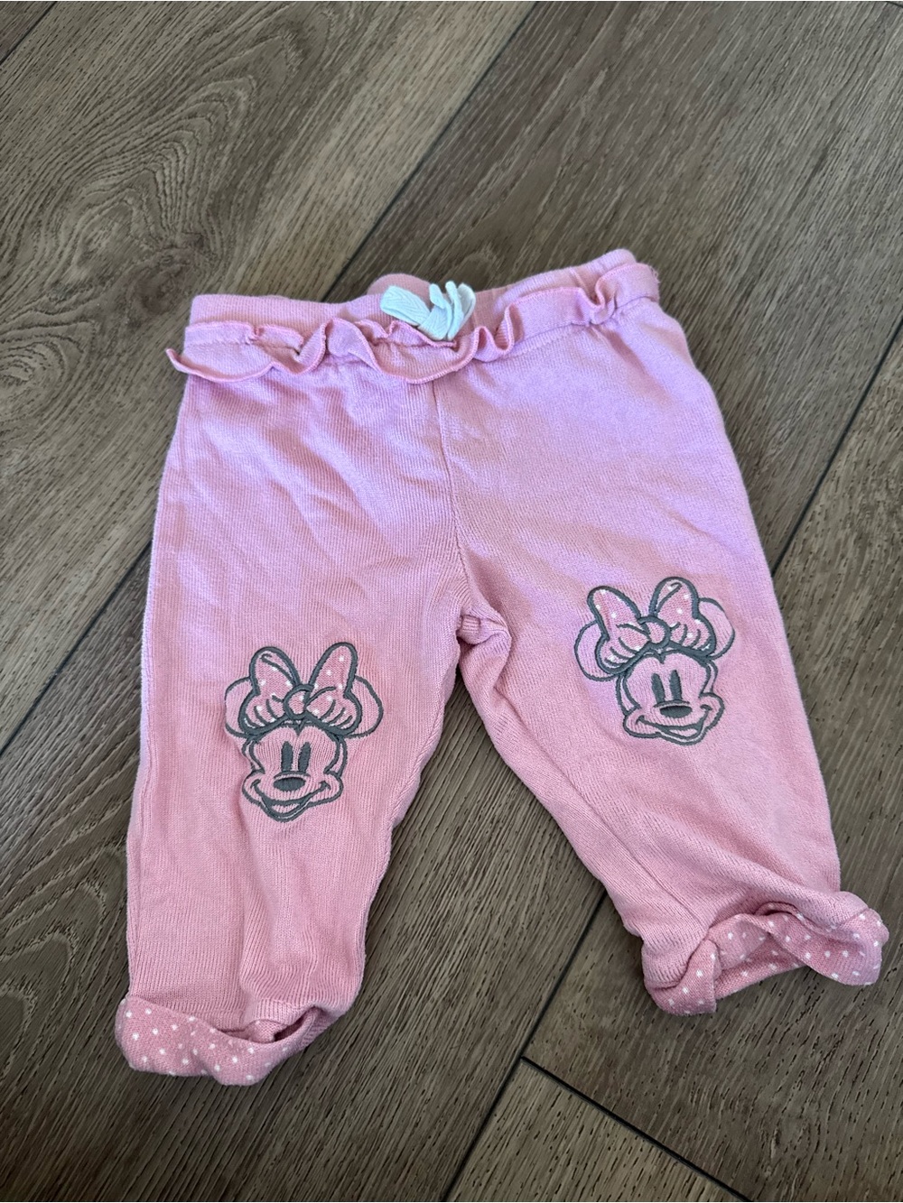 Disney Baby Pink Ruffle Waist Leggings